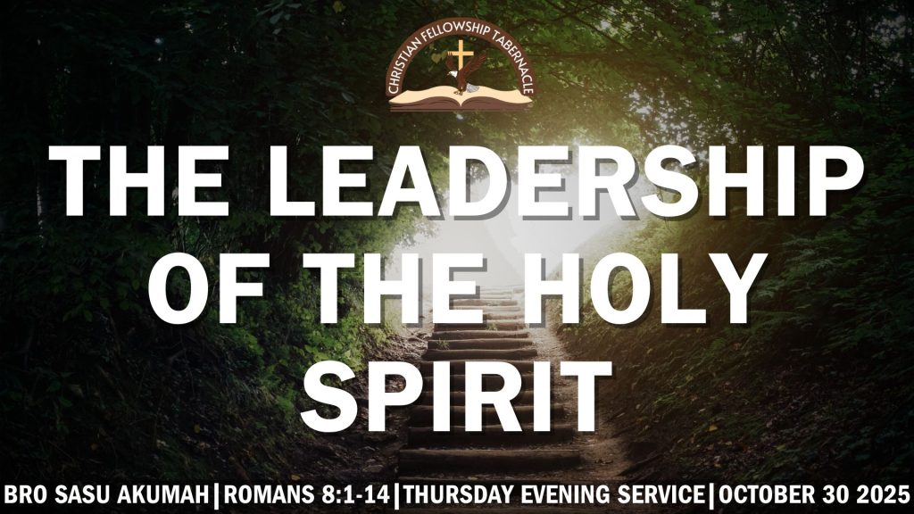 The Leadership Of The Holy Spirit