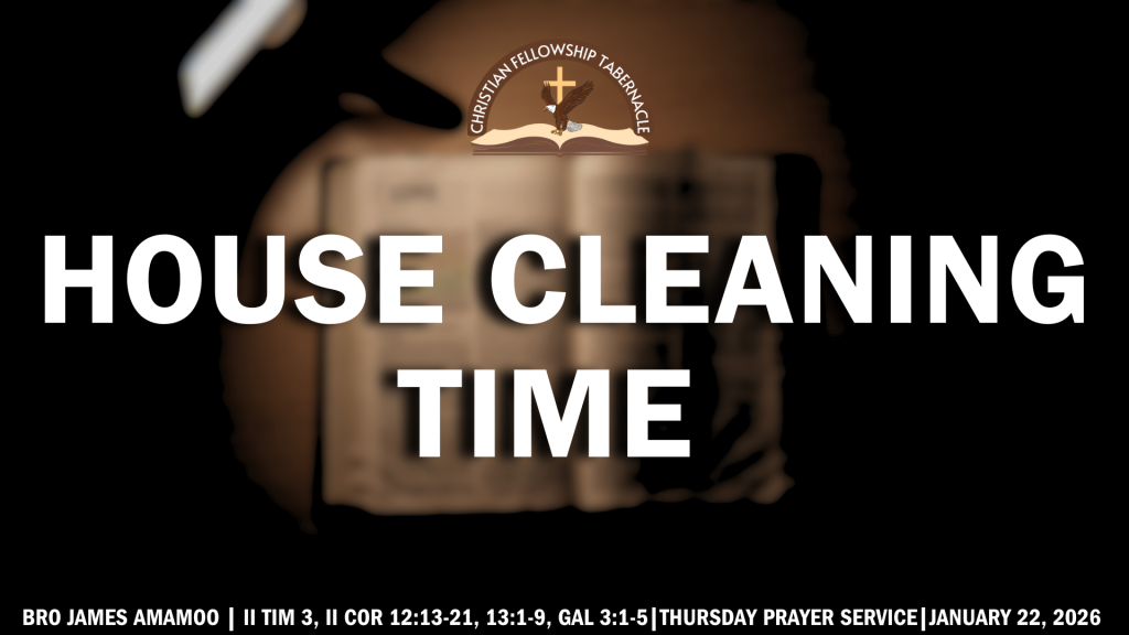 House Cleansing Time