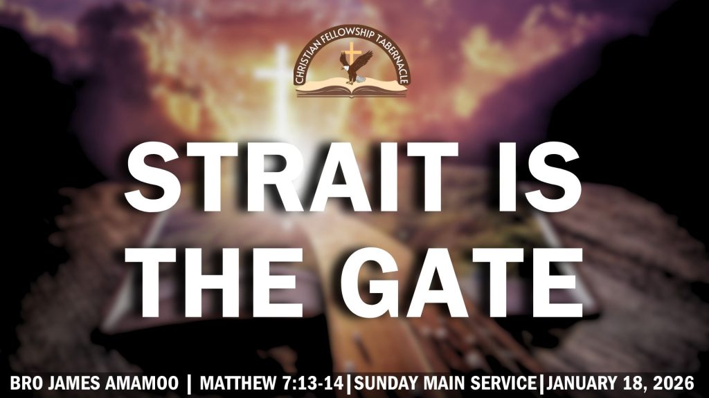 Strait is the Gate