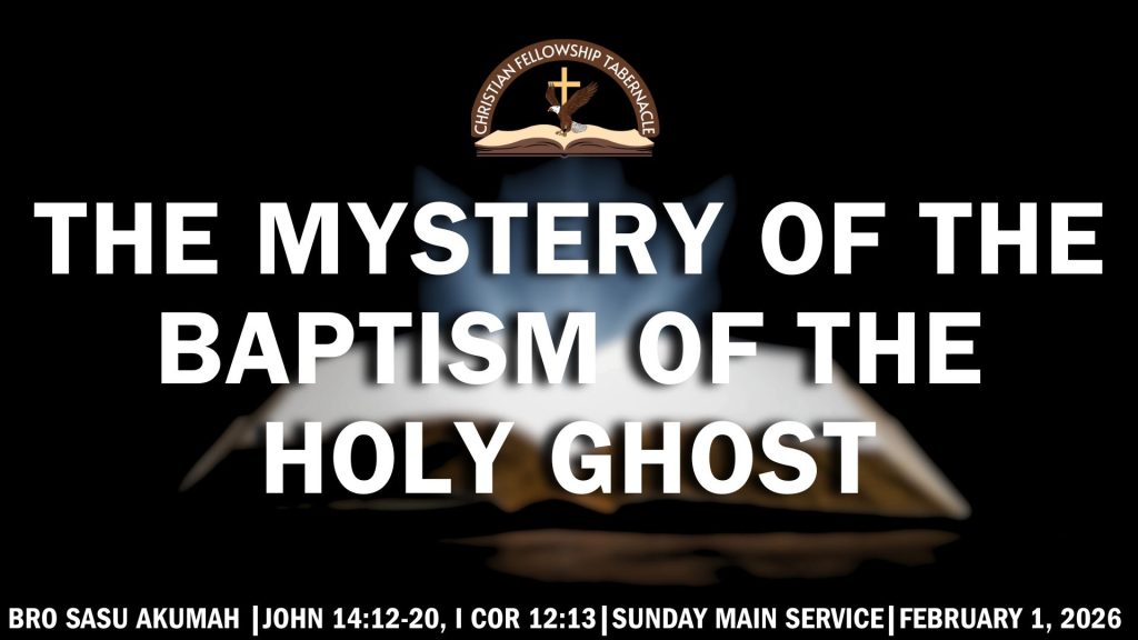 The Mystery Of The Baptism Of The Holy Ghost