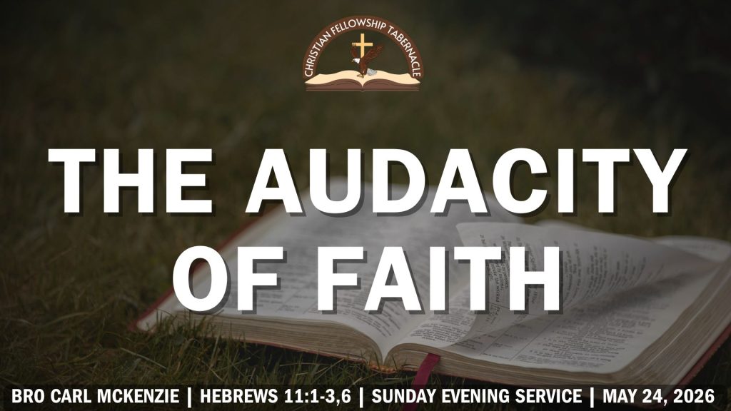 The Audacity of Faith