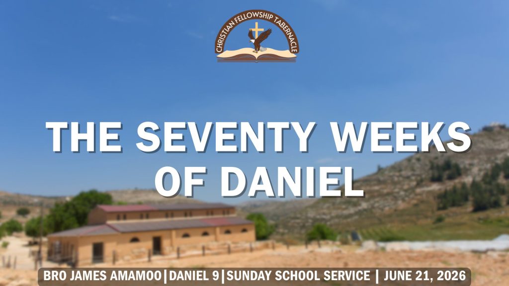 Seventy Weeks of Daniel Pt.20
