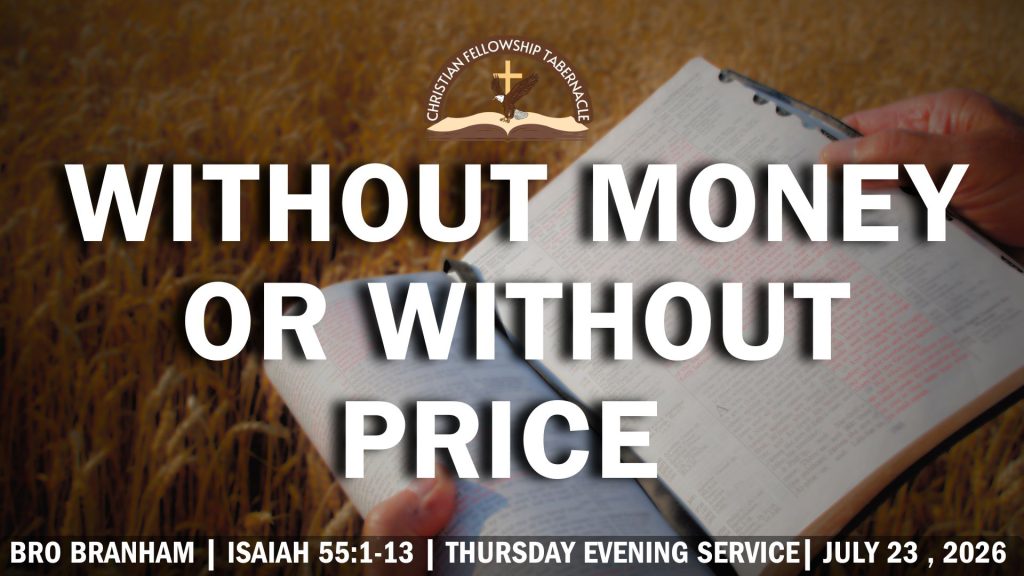 Without Money Or Without Price – 59-0802