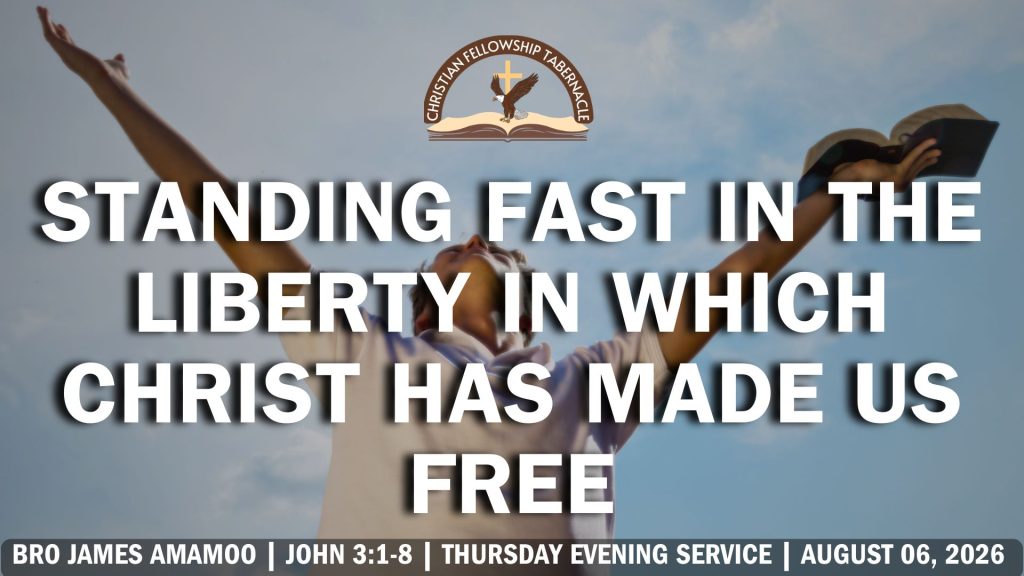 Standing Fast In The Liberty In Which Christ Has Made Us Free