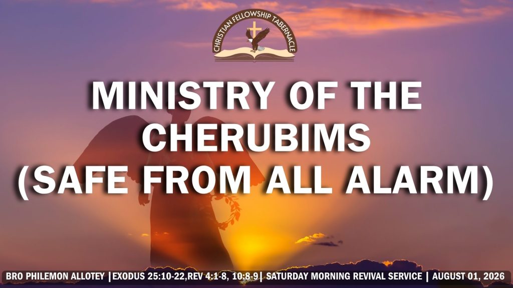Ministry Of The Cherubim’s (Safe From All Alarm)