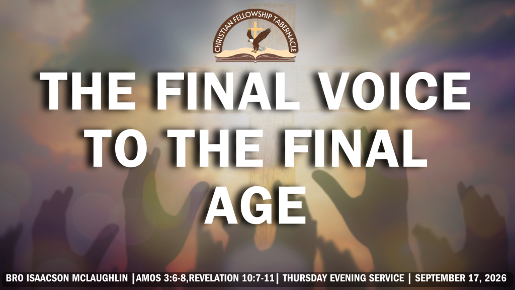The Final Voice To The Final Age